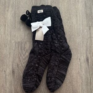 UGG Black Knit Socks